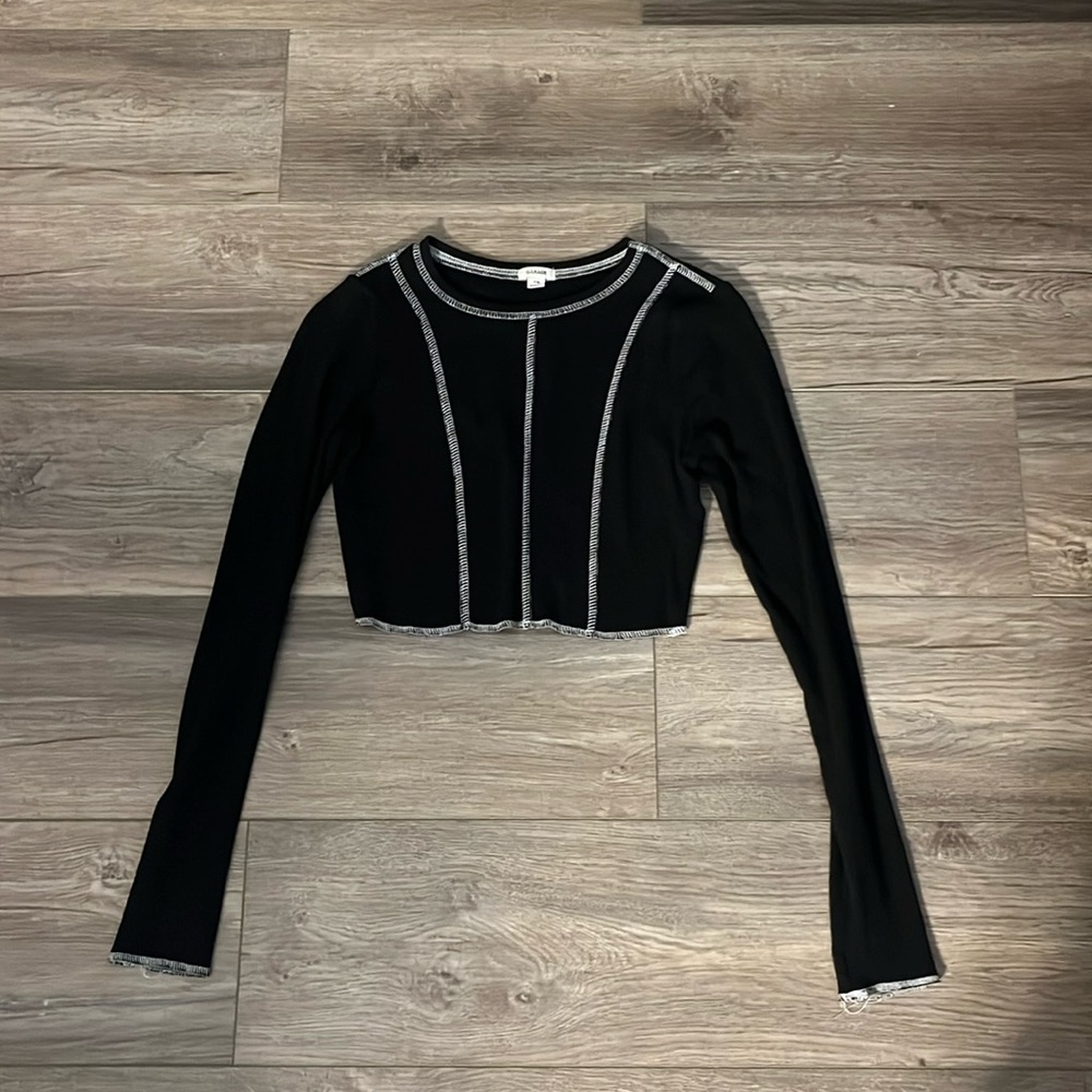 Reverse-Stitch Garage Long Sleeve